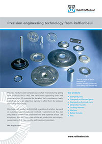 Precision engineering technology from Rafflenbeul