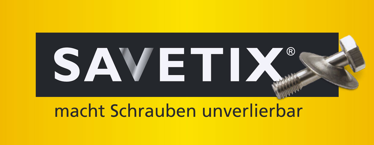 Savetix® La vis imperdable Savetix rend les vis imperdables selon la directive européenne 2006/42/EG.