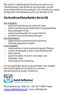 Verkaufssachbearbeiter (m/w/d)